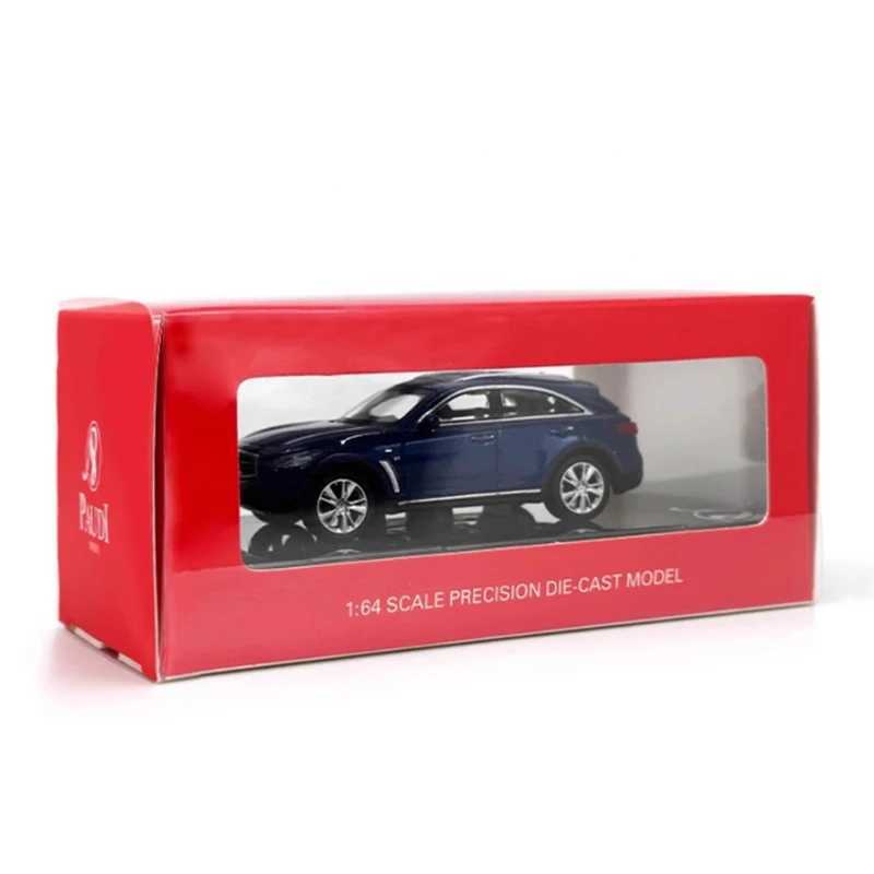 Paudi 1 64 Scale Infiniti QX70S Alloy Simulation Car Model Static Collection Decorated Holiday Gifts Toys Souvenir GiftT250215
