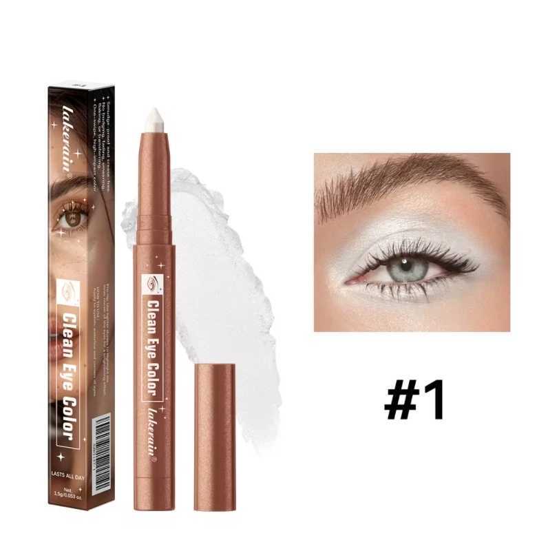 Highlighter White Makeup Eye Shadow Brightener Sticks for Eyes Pink Brown Eyeshadow Pencil High Gloss Lescent Shadow SticksW250217