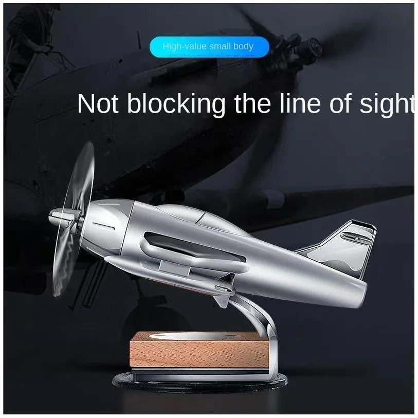 Solar Aircraft Car Perfume Ornament Car Solid Aroma Car Decoration Light Fragrance Products 250214