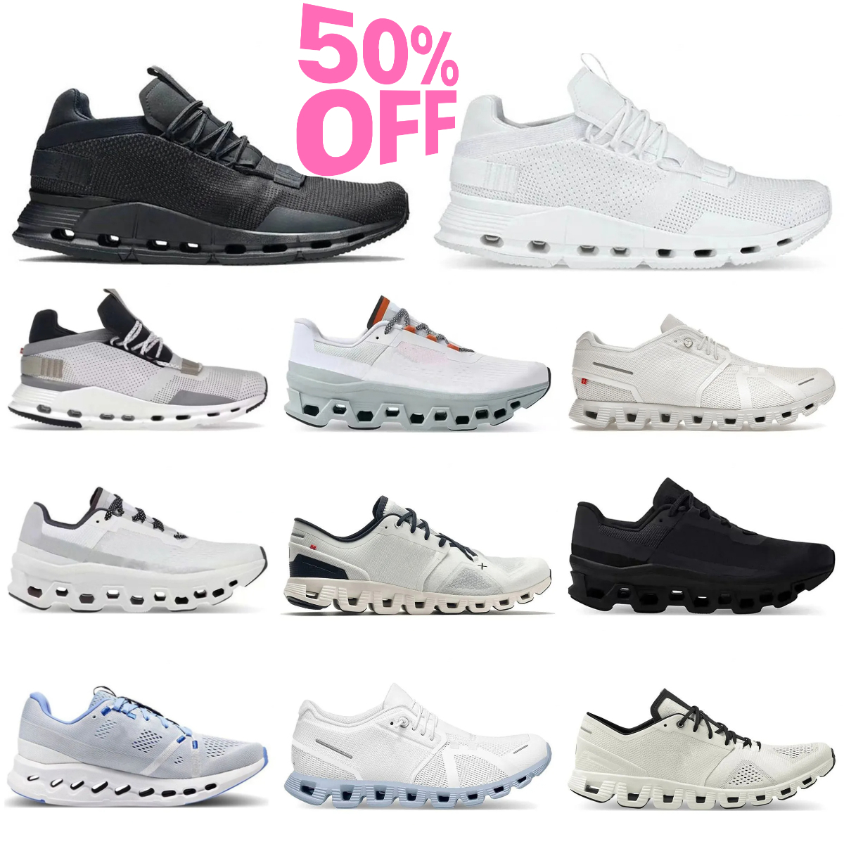 Designer Oncloudshoe Shoes Monster X3 3AD Running Shoes Mans Womans 4 5 Onrunningclouds Waterproof All Black White Chambray Blue Men Women Trainer Outdoor Sneakers