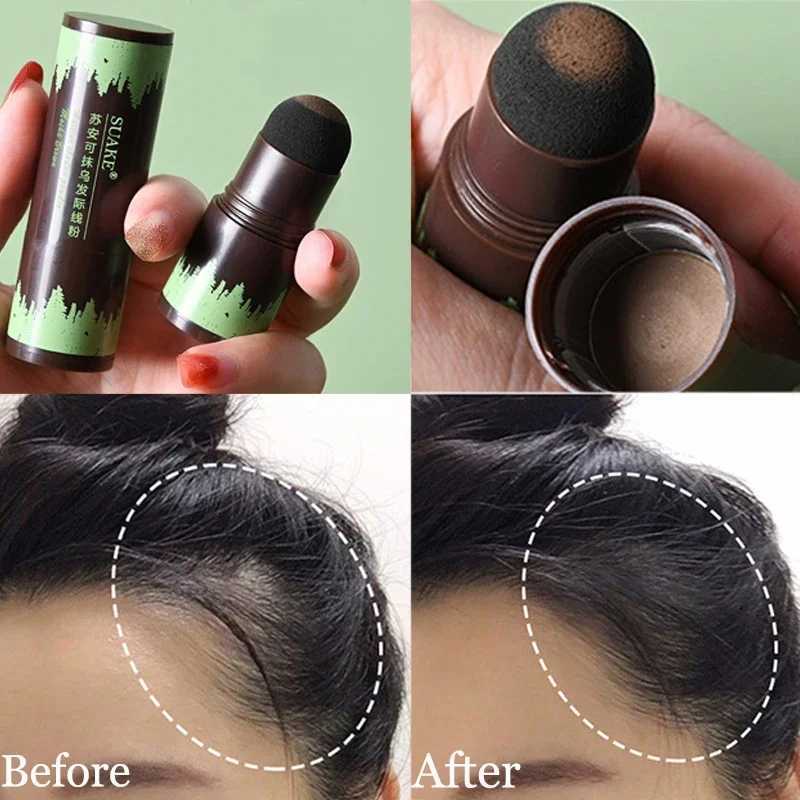 Natural Instantly Cover Hairline Hair Shadow Stick Eyebrow Contour Powder Unisex Hair Root Edge Shadow Filling Powder 2 ColorsXJ250217