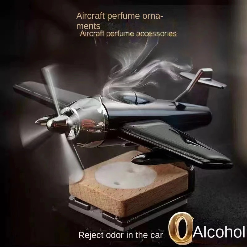 Solar Aircraft Car Perfume Ornament Car Solid Aroma Car Decoration Light Fragrance Products 250214