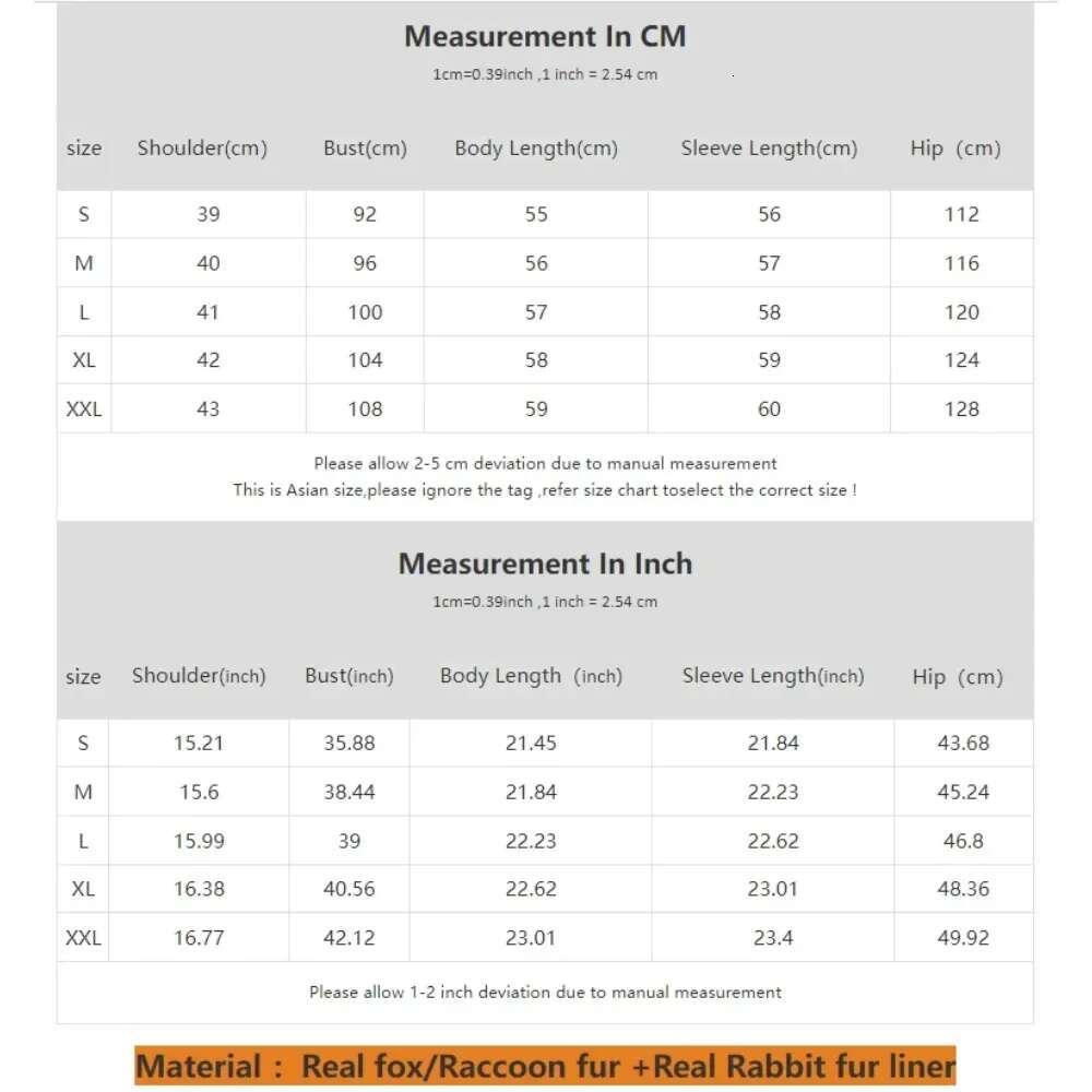 Raccoon Fox Collar Rabbit Jacket Thick Warm Outerwear Winter Women 2024 New er Real Fur Coat