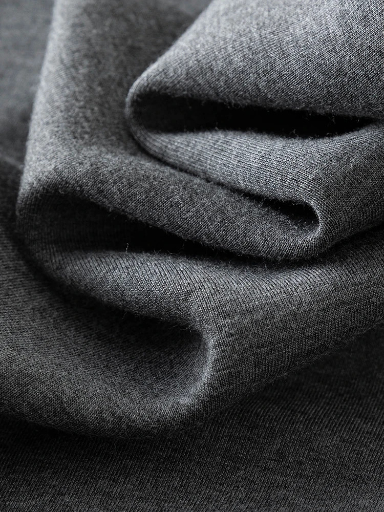 ZIQIAO Petite Cotton Casual Chic Hoodie For Women Spring Semi Zippered Pullover Gray Top 24ZQ91132 250213