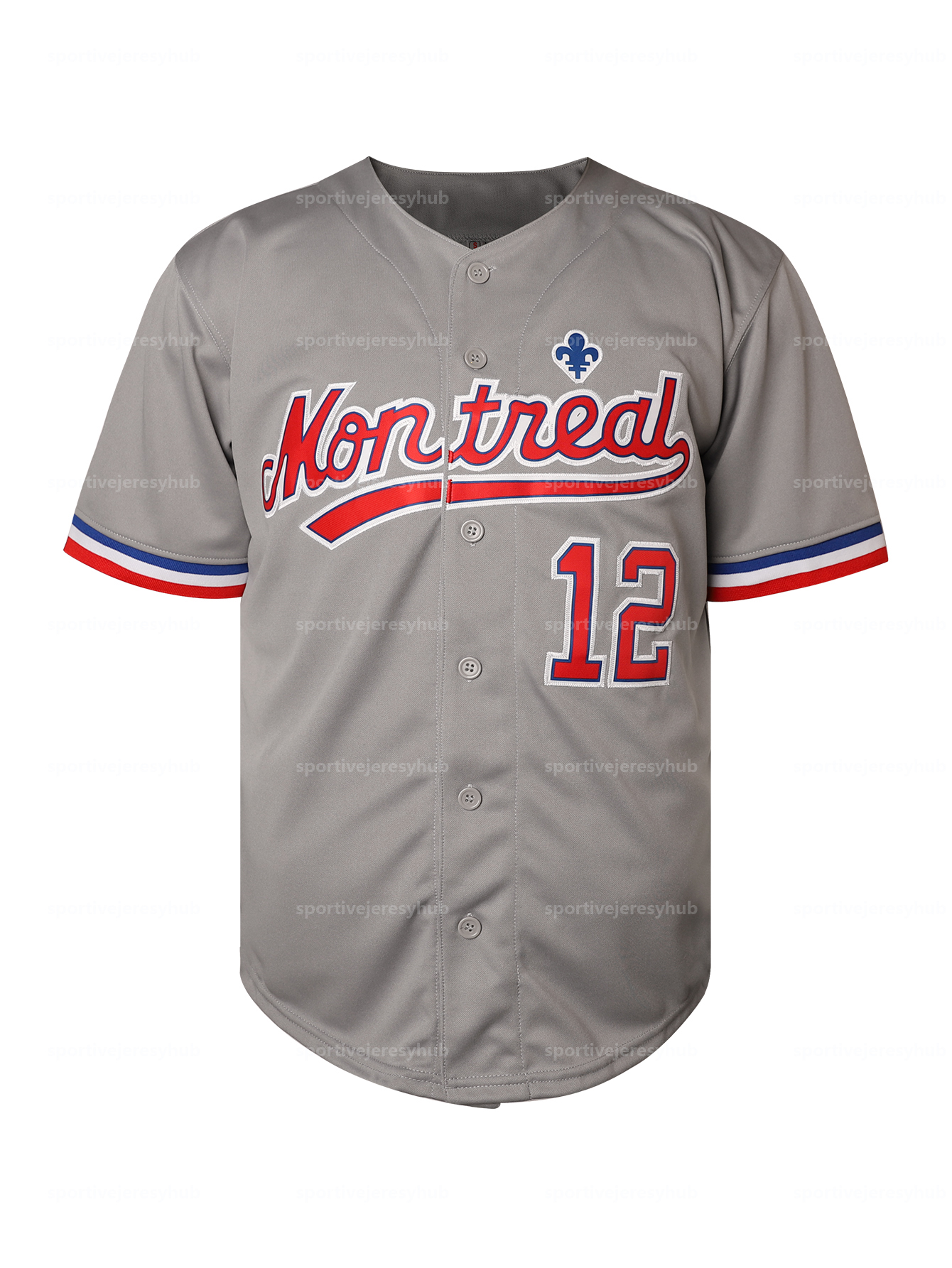 Tom 12 Brady Montreal Expos Grey Baseball Jerseys Stitched any Name any Number Jeresy For Daily Casual&Sports Wear