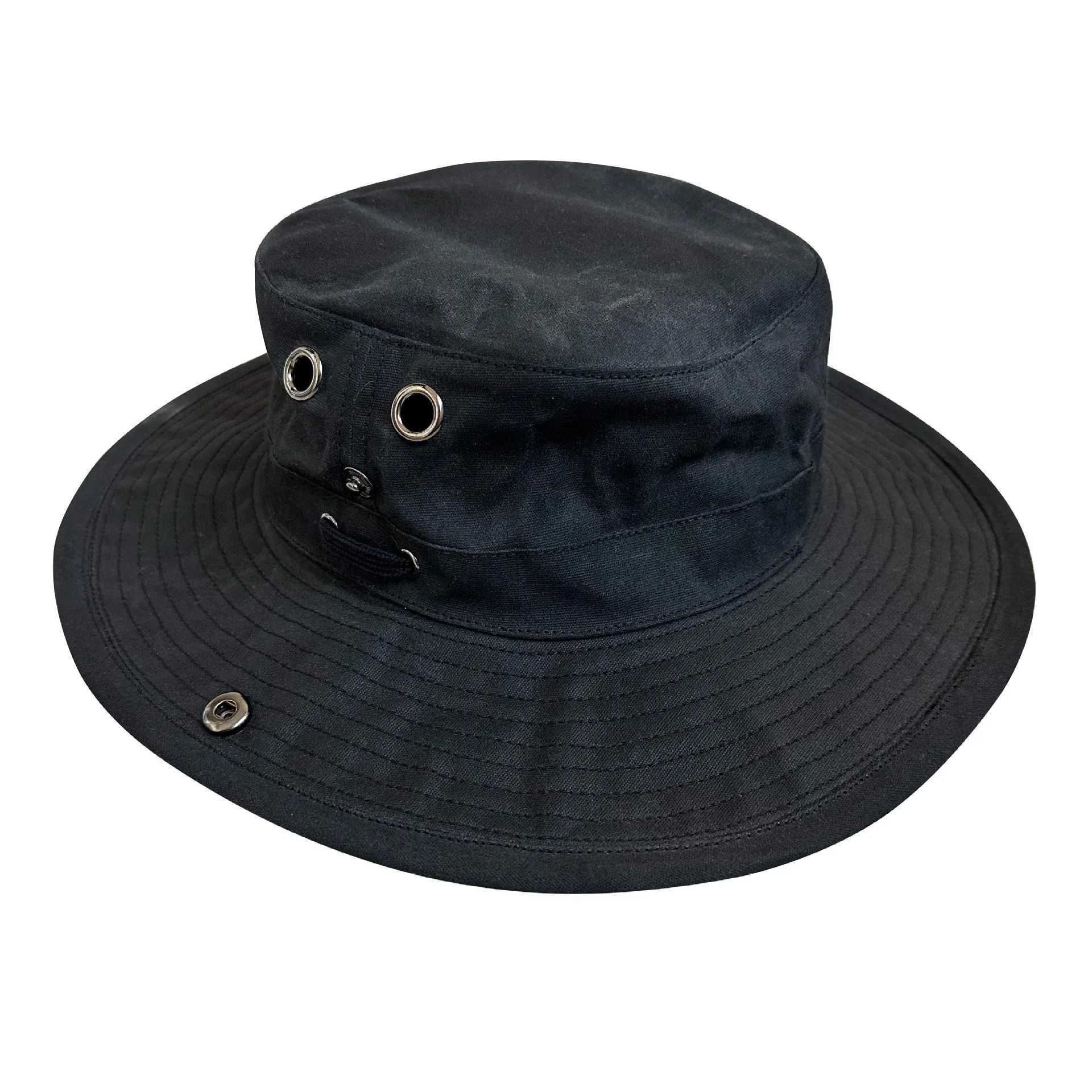 New Oil Wax Dorfman Hat Water Resistant Cotton Wide Brim Bucket Hat for Men Women Outdoor Hiking Beach Fishing Sun Hat W250217