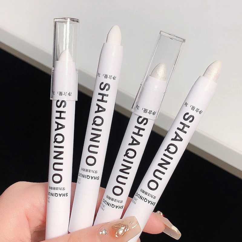 White Highlighter Pen - Matte Shimmer for Undereye Brightening; Easy-Application Highlight Stick for Instant GlowW250217
