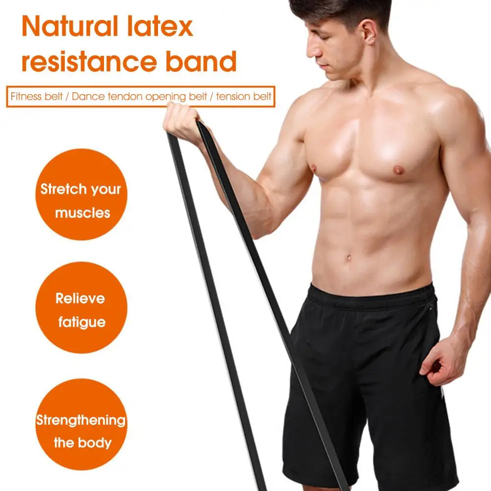 2m Resistance Band Natural Latex High Elasticity Pull Up Assist Gym Strength Training Exercise Elastic Fitness Bands 250213