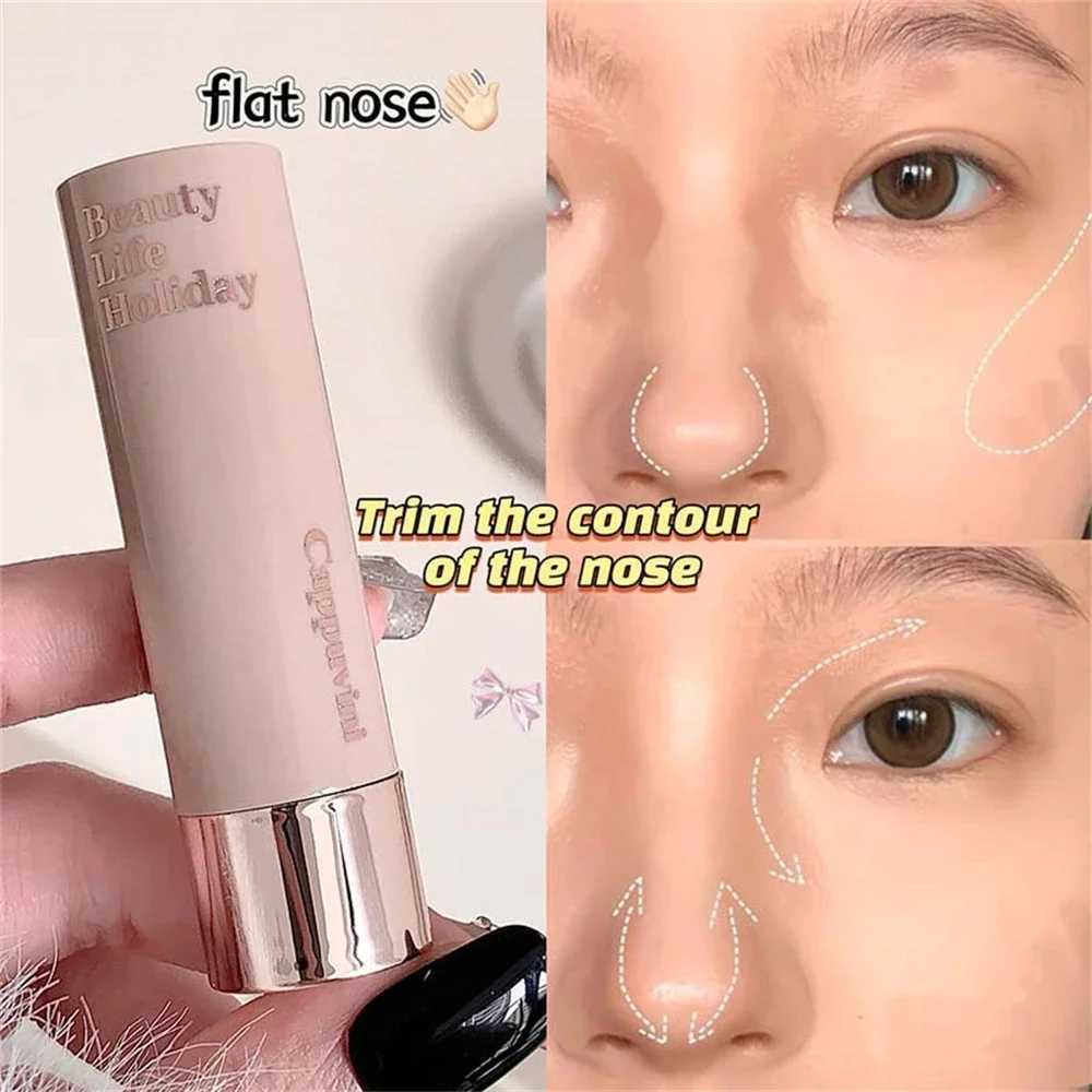 Waterproof Contouring Bronzer Highlighters Stick Matte Silky Nose Shadow Highlight Corrector Face Illuminator Brighten CosmeticsW250217