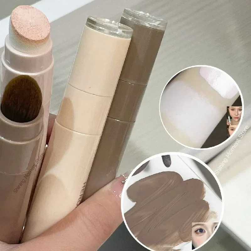 Coffee Brown Shadow Liquid Contouring Highlighter Shadower Create A Long-lasting Natural Contouring Stick Concealer Face MakeupW250217