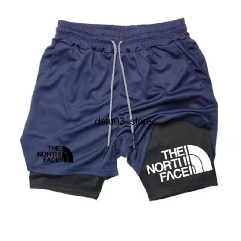 Men's Shorts Summer Sports Running Shorts Mens Gym Sports Shorts 2 in 1 Quick Dry Workout Training Gym Fitness jogging shorts Q250217