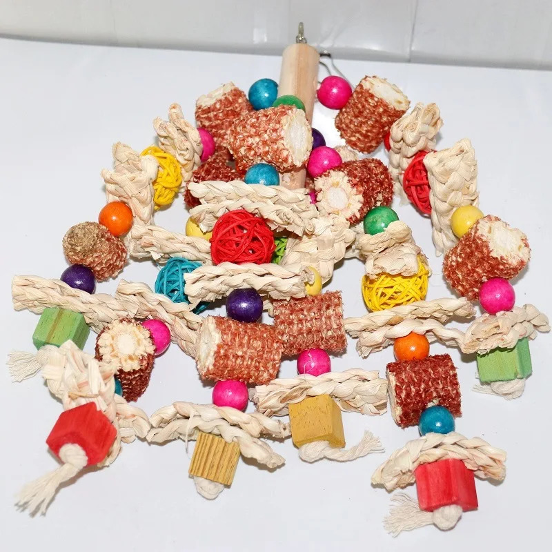 Toy Big Bite Golden Sun Diamond Grey Parrot Bite Toy Bird Toy 250206