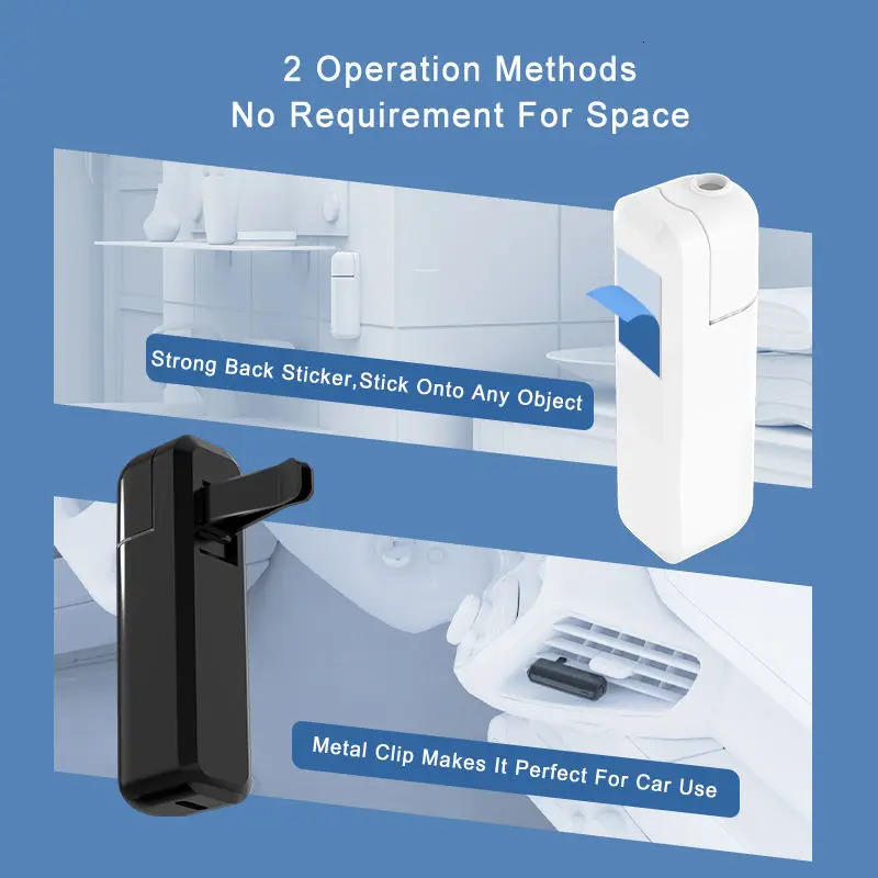 Portable 5ML Car Scent Essential Oil Aroma Diffuser 2 Modes Automotive Mini Air Humidifier USB Charging Ultrasonic Atomization 250214