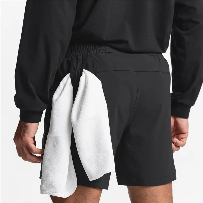 Summer Running Shorts Men Sports Jogging Fitness Quick Dry Mens Gym Gyms Short Pants For 250217