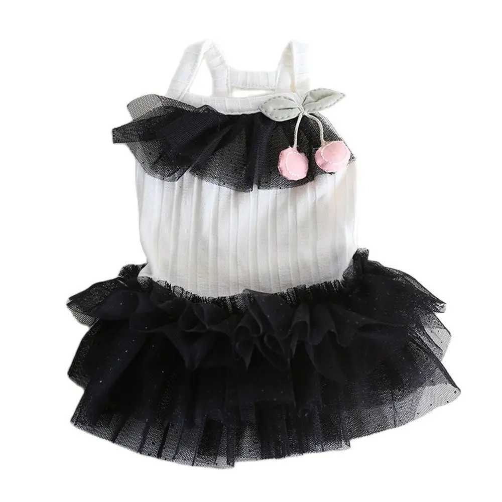 Dogs and Cats Dress Skirt Cherry Gauze Design Pet Puppy Spring/Summer Clothes Outfit 3 ColorT250217