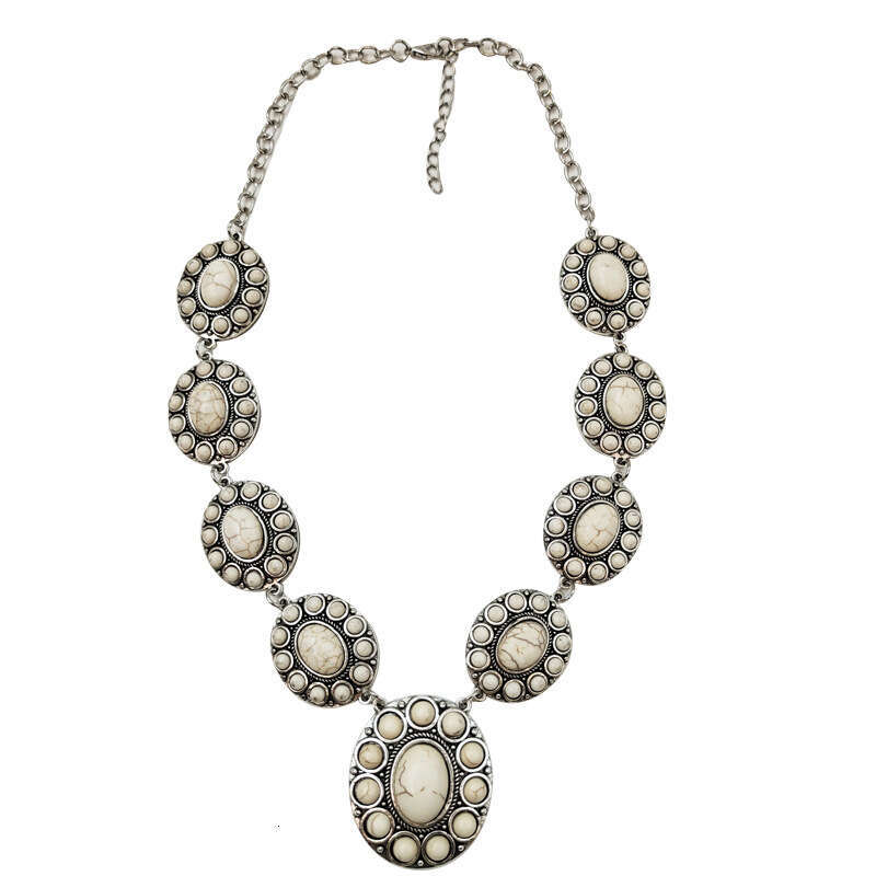 New Suower Turquoise Hot selg Bohemian Ethnic Style Necklace Jewelry