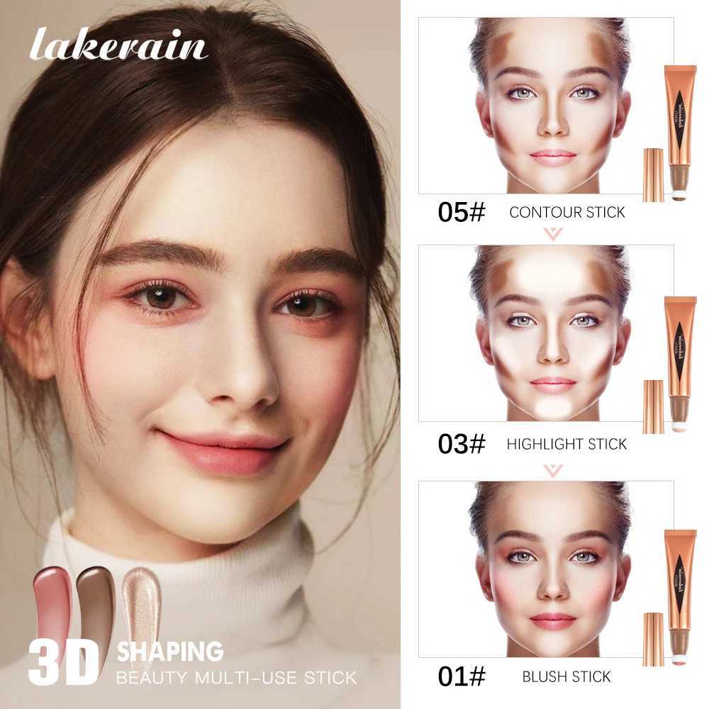 Multi color air cushion B Highlight Contour Stick Long lasting Easy Color Development Color Combination for Korea MakeupW250217