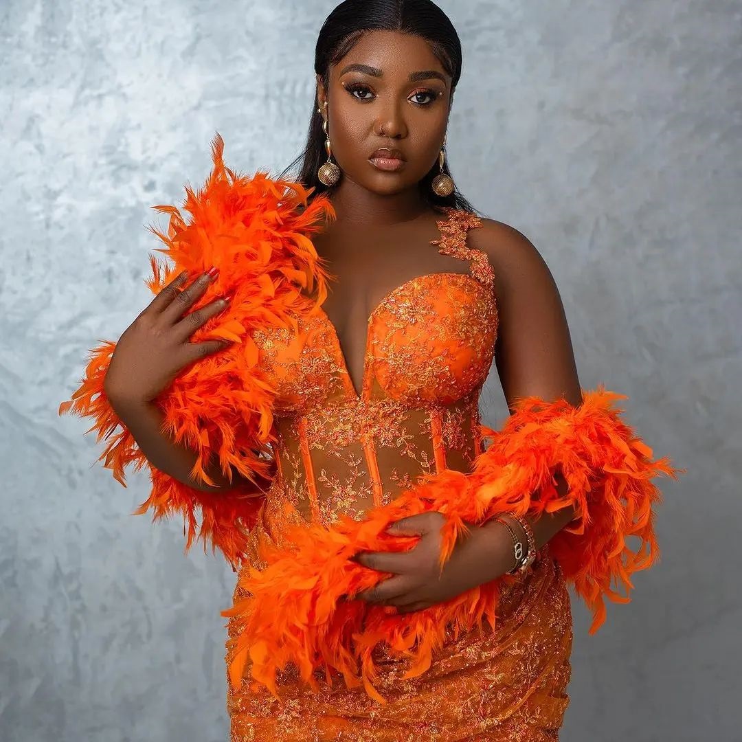 Wrap for Orange Plus Size Orange Cocktail Dresses For Women Short Prom Dresses Mini Dresses Spaghetti Straps Beaded Lace Illusion Birthday Dresses C29