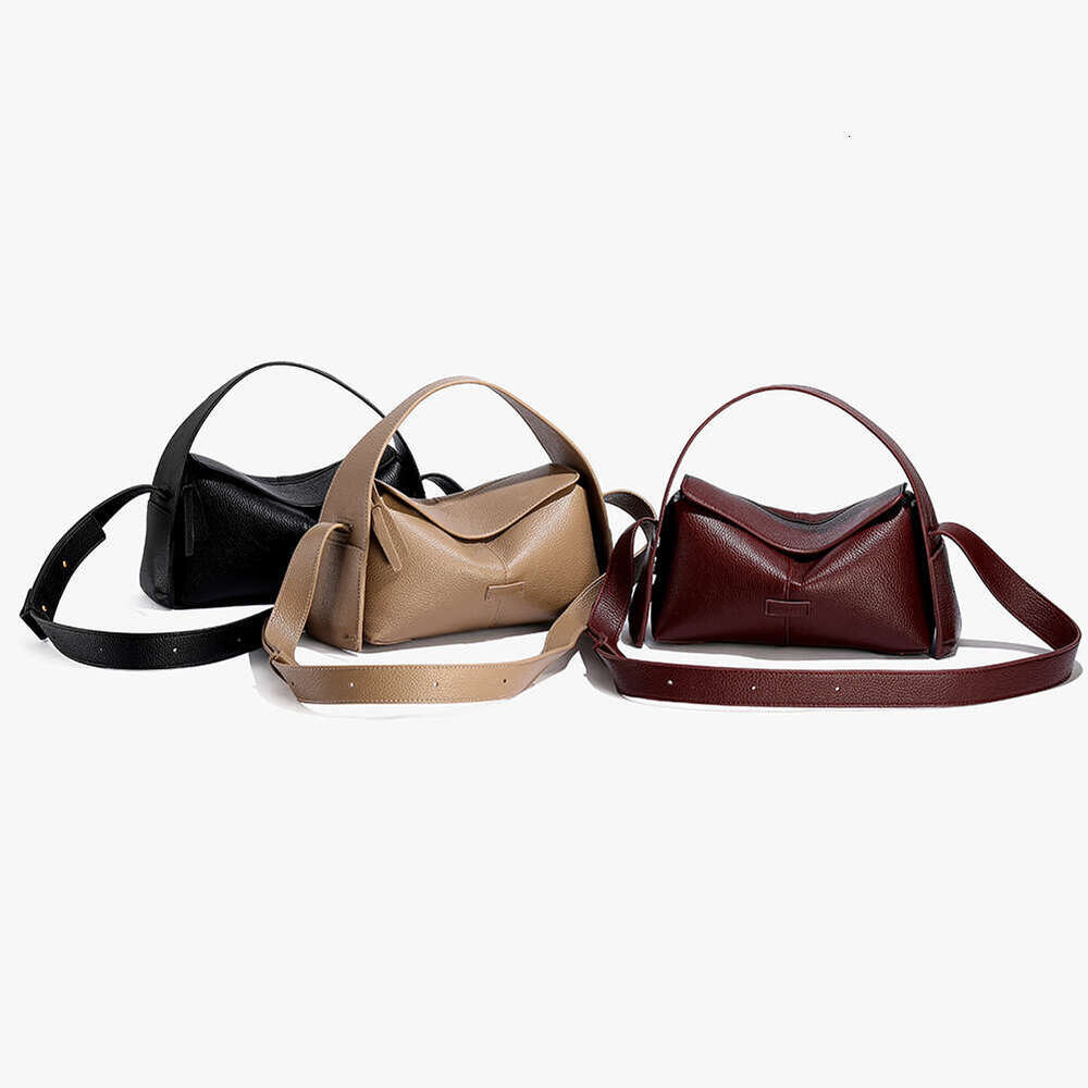designer Women's Bags for Women PU Leather Horizontal Niche Crossbody Bag Solid Color Fashion Trend Shoulder Bags Commuting Handbag