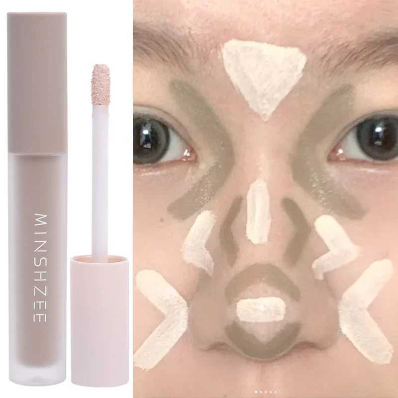 Matte Liquid Contouring Stick 2 Colors Waterproof Face Bronzer Nose Shadow Highlighter Makeup Lasting Brightening Face CosmeticsW250217