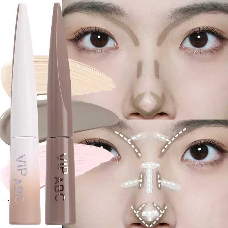 Liquid Contour Shadow Brighten Stick Moisturizing Long Lasting Cover Acne Spot Dark Circles Concealer Cream Highlighter CosmeticW250217