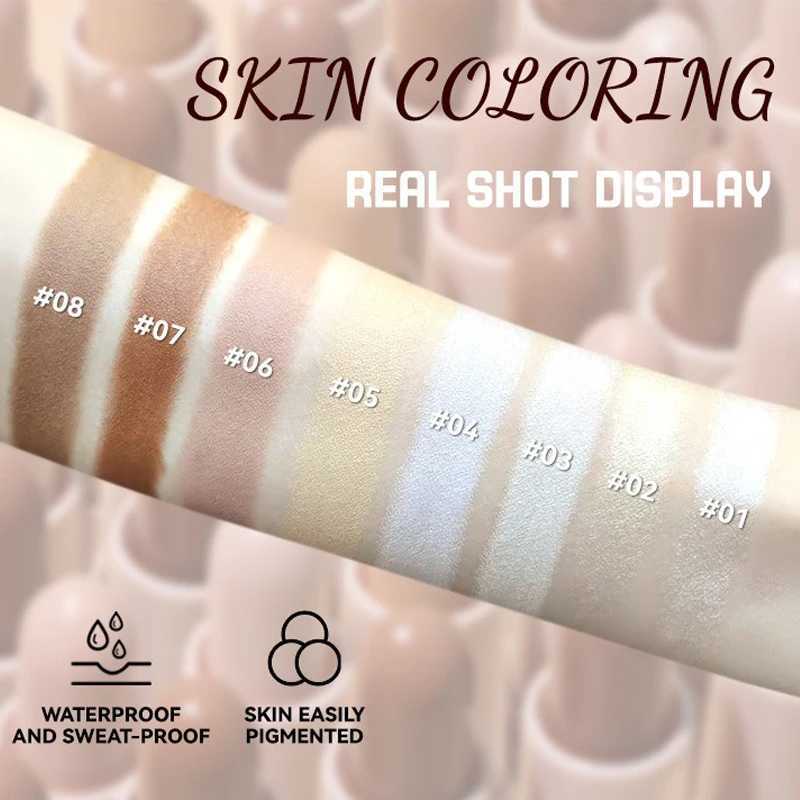Face Contouring Highlighter Stick Silkworm Highlight Brighten Facial Outline Contour ly Matte Concealer Cream Makeup ToolW250217