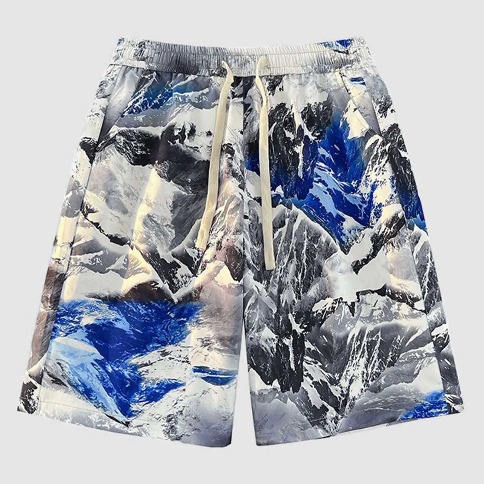 Large Size Men's Designer Shorts Hot And Spicy Lightweight Thin Shorts Men's Casual American Street Trend Shorts With Pockets Long Pants Cor