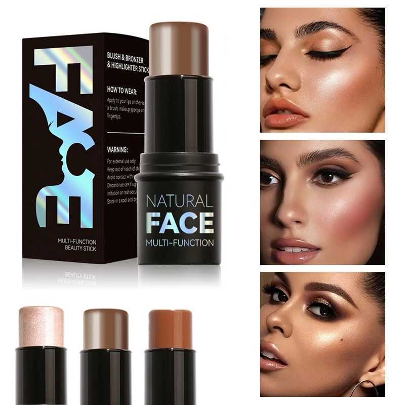 Makeup Face Contouring Bronzer Stick Multifunctional Highlighter Brightening Silkworm Blusher Rouge Cream Modify Concealer PenXJ250217