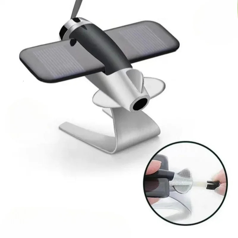 Solar Aircraft Decoration Car Air Freshener Fragrance Car Airplane Ornament Mini Perfume Fragrance Car Accessories 250214