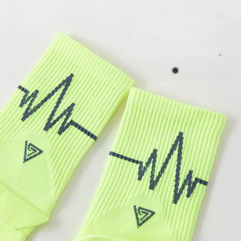 Pair Professional Running Socks Mens Women Marathon Whiteline Cycling Socks Men Lady Sport Running Sports Socks W250217