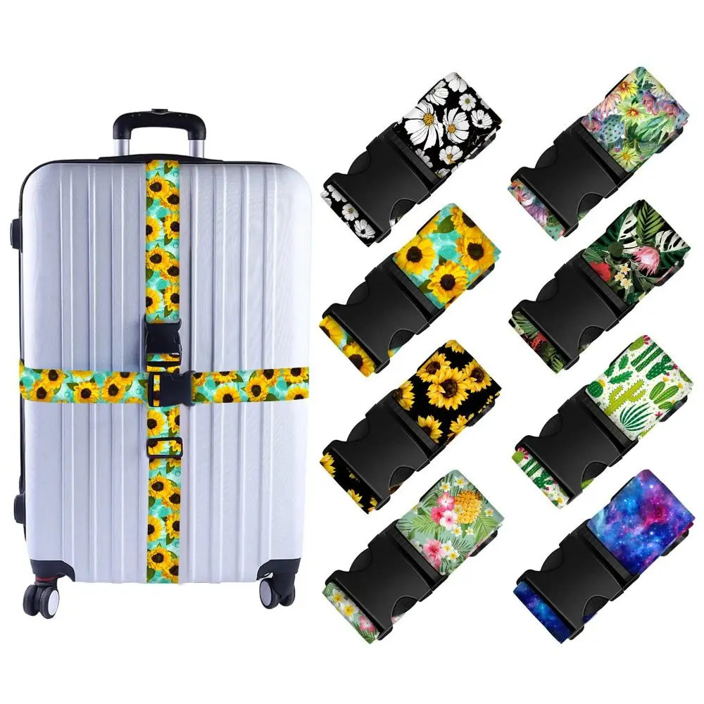 Anti-theft Luggage Buckle Cross Strap Adjustable Bundling Packing Luggage Belt Cross Strap Suitcase Belts Bag Part Accessories 250214