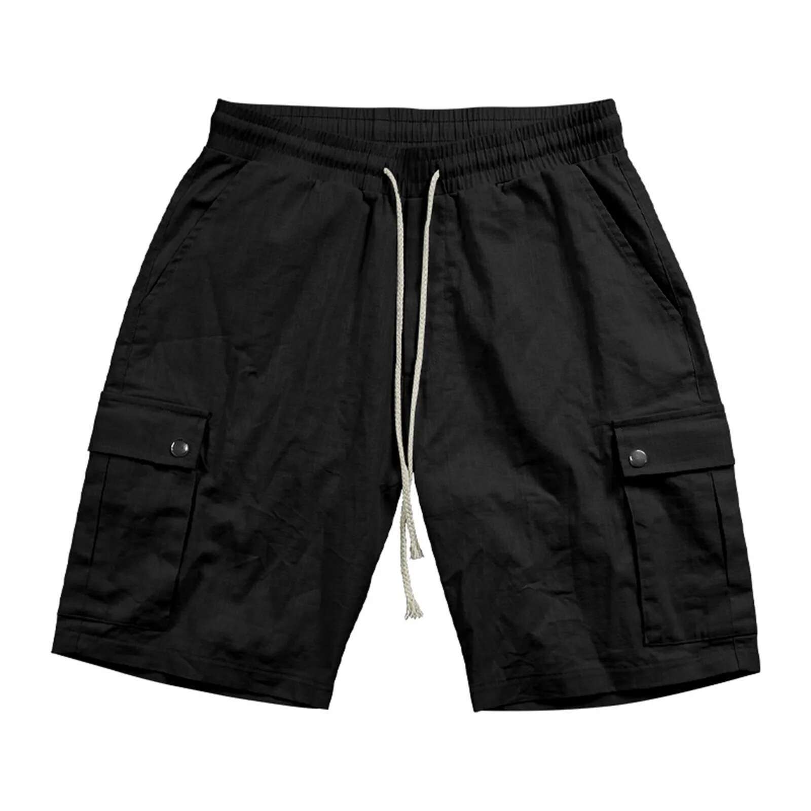 2025 New Sports Fies Men's Designer Shorts Work Pants Slim Fit Breathable Quick Drying Drawstring Shorts Summer Popular Casual Bermuda Mascui