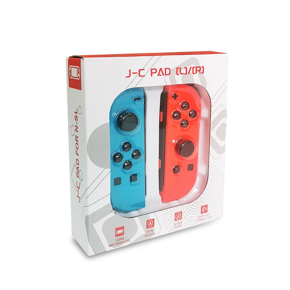 BT 5.2 Joy Controller RGB LED Switch L/R Joypad for Lite/Oled JoyCon Gamepads Joystick with Dual Vibration 250221
