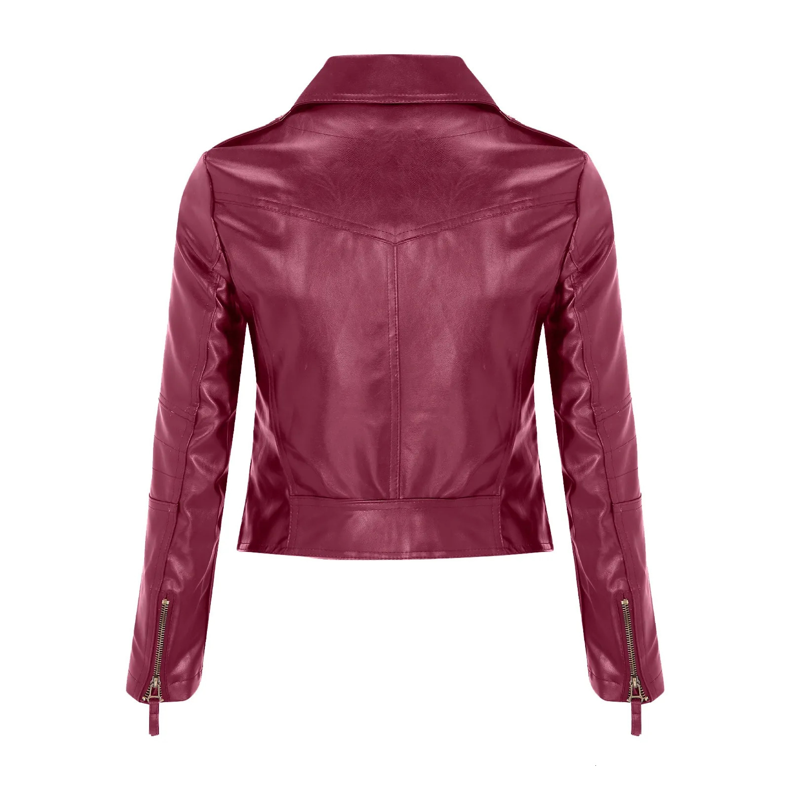 Jacket Women Coat Tops Winter Pu Leather Keeps Warm Fashion Long Sleeve Thick Female Windbreaker 250211