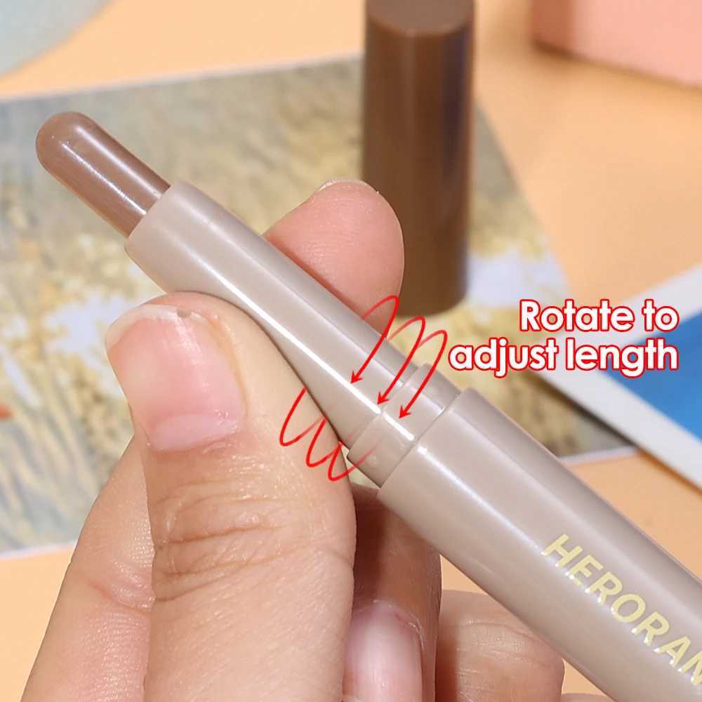 Double-ended Contour Stick Natural Matte Shadow Waterproof Contouring Wand V-face Shaping Contour Pen with Brush Face MakeupW250217