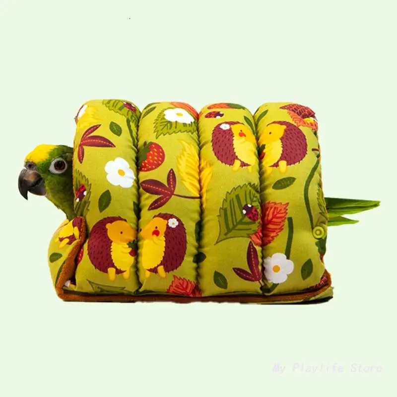 Bird Cage Parrot Nest House Small Pet Hamster Nest Budgies Warm Winter Hammock Cage Tent Bed Hanging Cave Pet Products 250206