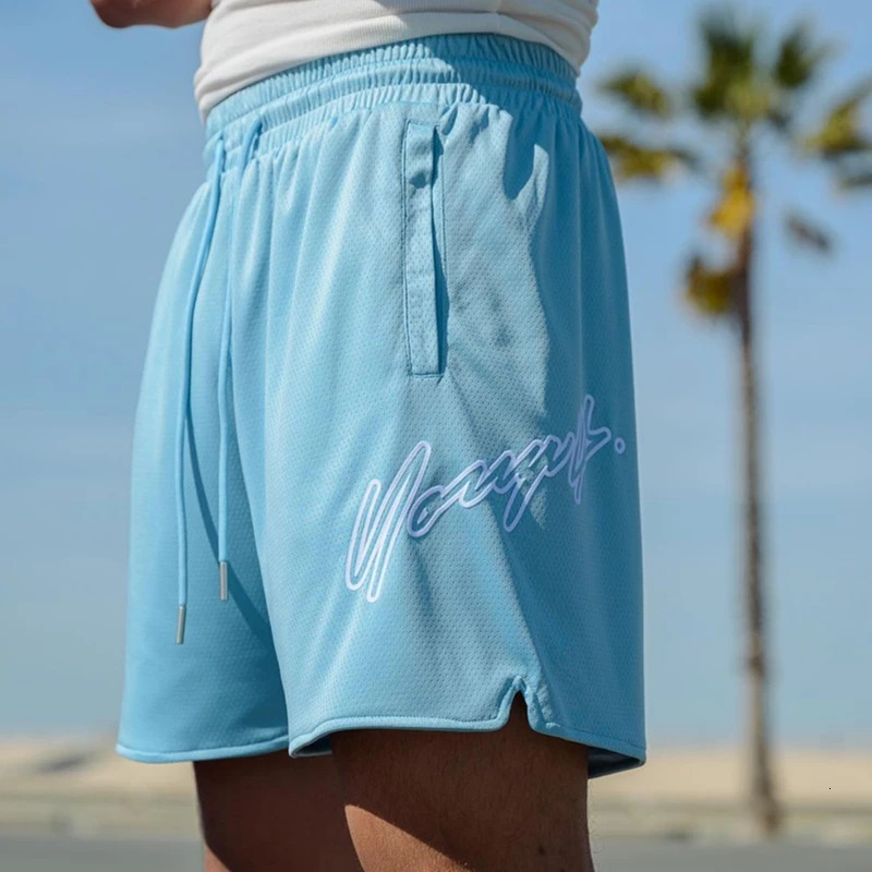 Men Apparel running shorts summer fitness bodybuilding training quickdrying mens jogging sports Fashion 250214