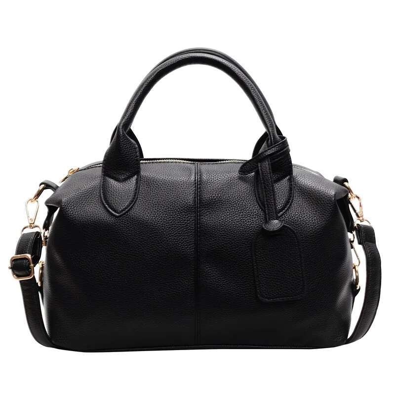 Single Shoulder Soft Leather Retro Solid Color Texture Casual Crossbody Bag Large Capacity Elegant Versatile Travel Commutin