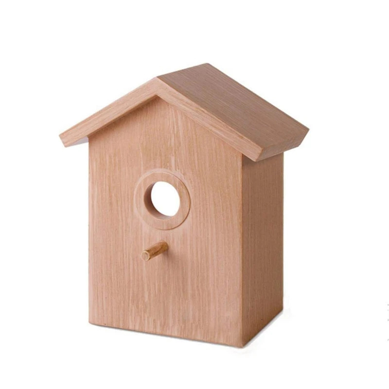 Pet Bird House Parakeet Nest Garden Tree Window Hanging Bird House Budgie Wood Breeding Box For Lovebirds Parrotlets Nest 250206