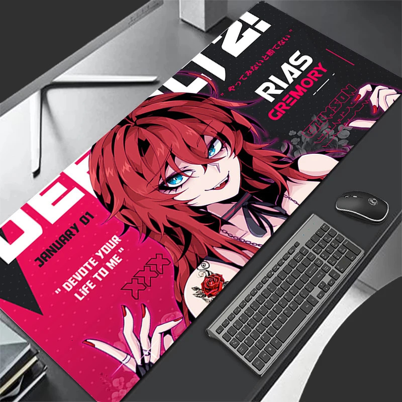 XXL Mouse Pad Computer RIAS Anime Sexy Girl Keyboard Game Machine Soft Office Carpet Desktop 900X400 250213