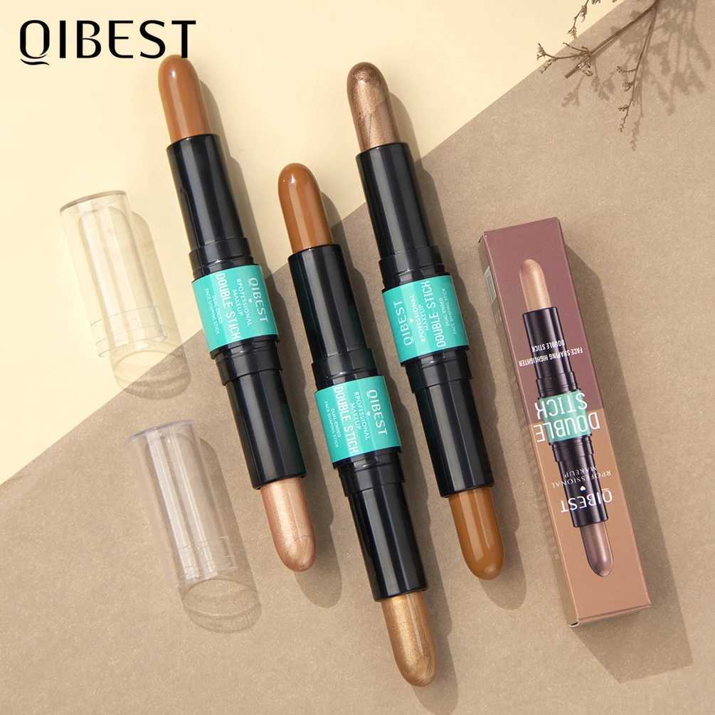QIBEST Concealer Pen Face Make Up Lasting Contouring Foundation Contour Makeup Concealer Stick Pencil Highlight Stick Pens ToolsW250217