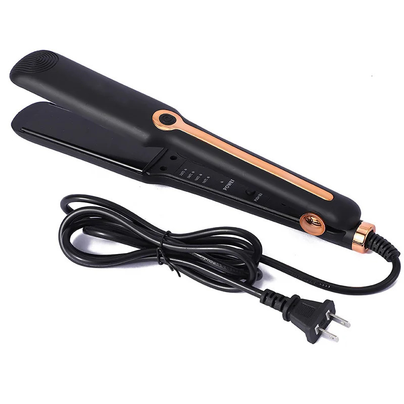 Professional ladies hair straightener portable small electric splint straight styling tool hair straightener and curler 2 in 1 250214