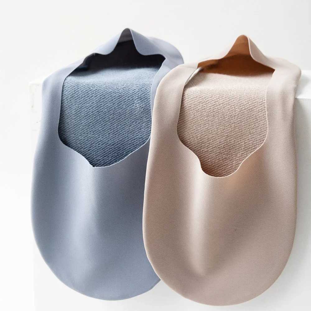 4 pairs of ice silk socks mens low tube summer ultra-thin cotton bottom socks breathable soft socks W250217