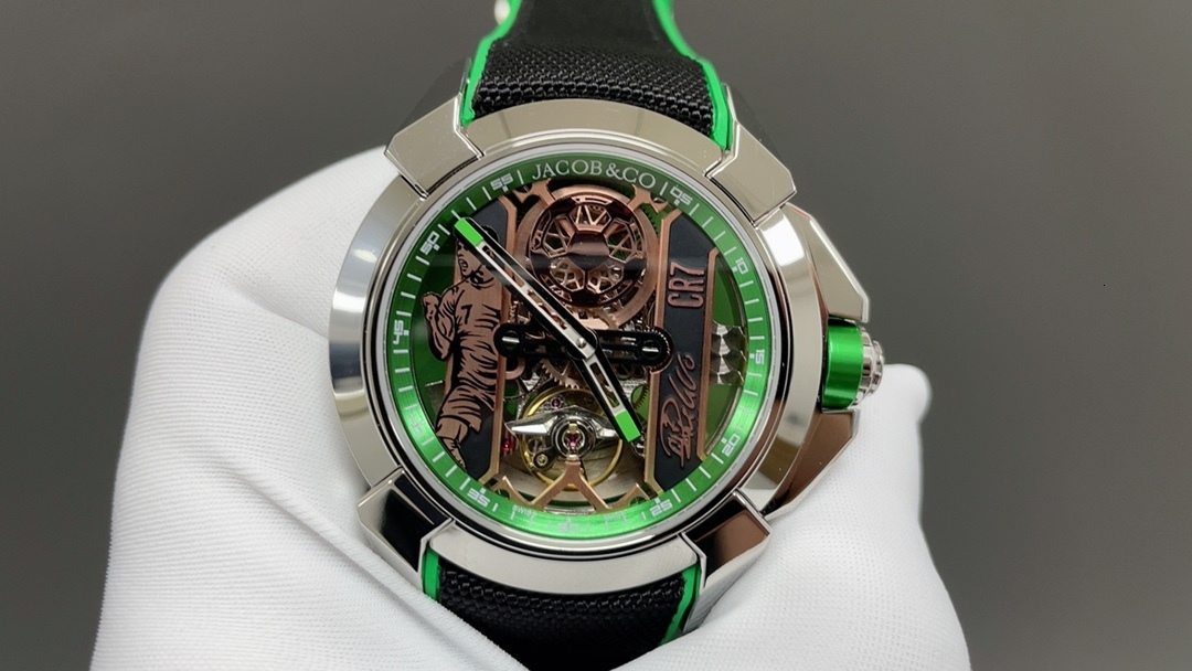 Designer jacobandco watch CR7 menwatch 10A quality mechanical movement uhr QJXY rubber strap reloj skeleton iced out watches montre luxe jason007
