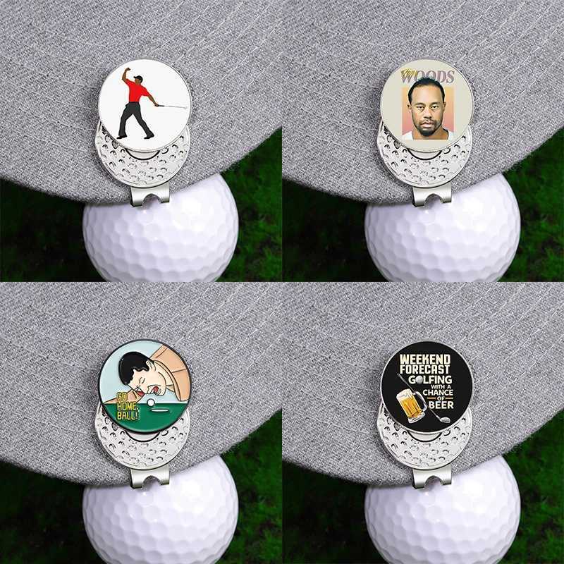 Bogey Ball King Creative Golf Hat Clips Magnetic Golf Ball Marker Cap Clip Trendy Decorative Jewelry Gift for Golf LoverW250215