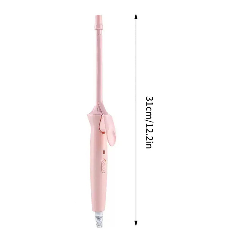 9mm Electric Hair Curler Ceramic Coating Curling Iron Unisex Curling Wand Mini Household Hair Styling Roller Waver 20W 250214