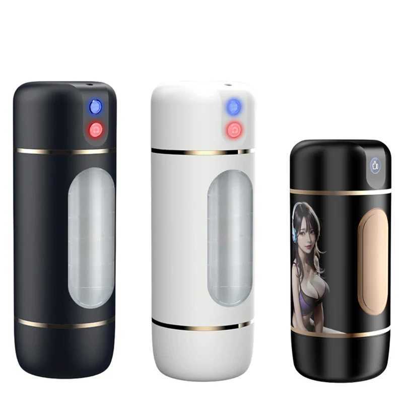 Men Masturbator Cup Manual /Automic Sucking Male Masturbator Vibration Blowjob Machine Sex Machine Penis Oral Machine W250218