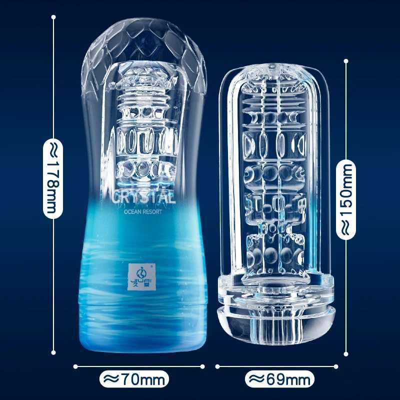 Sex Toys for Men Male Masturbator Cup Soft Vagina Pussy for Penis Stimulation Adult Endurance Exercise Vacuum Pocket Cup Stroker W250218