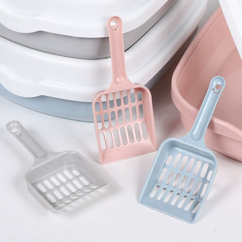 Plastic cat litter scoop, cleaning toilet, pet supplies, bite resistant and durable