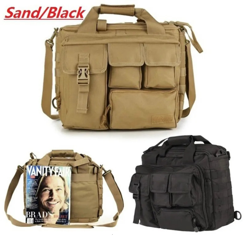 Tactical Range Bag Molle System 600D Waterproof Gun Shooting Pistol Storage Pack Khaki Hunting Accessories Tools Sling Bags 250118